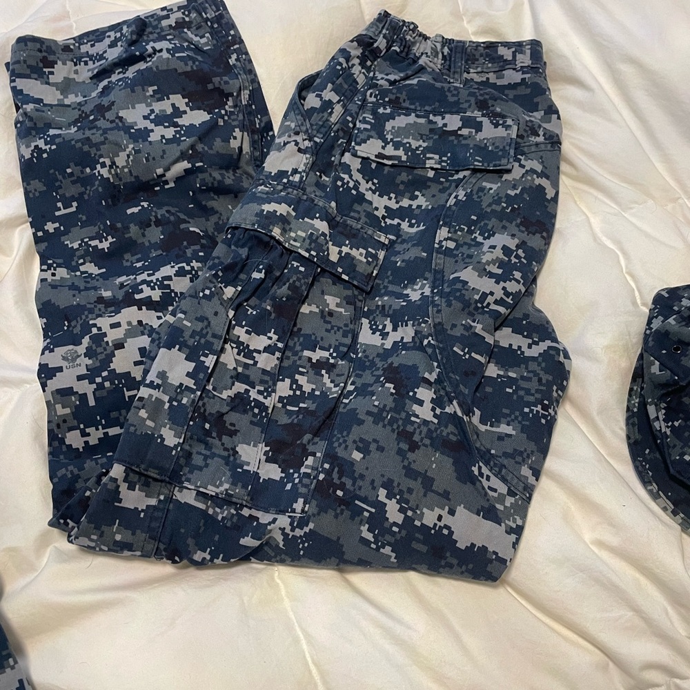 Military pants and top